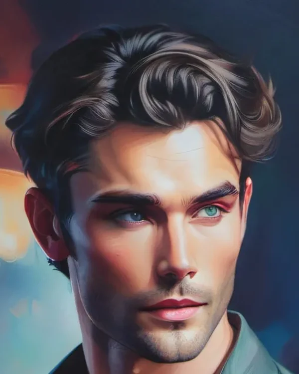 Alaric Blackwood, un personaje adulto de Talkie AI creado por un usuario